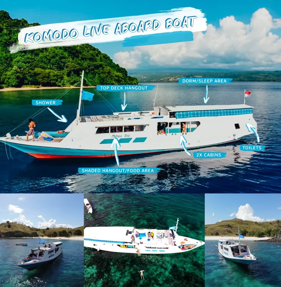 Boot auf unserem Indonesien Trip