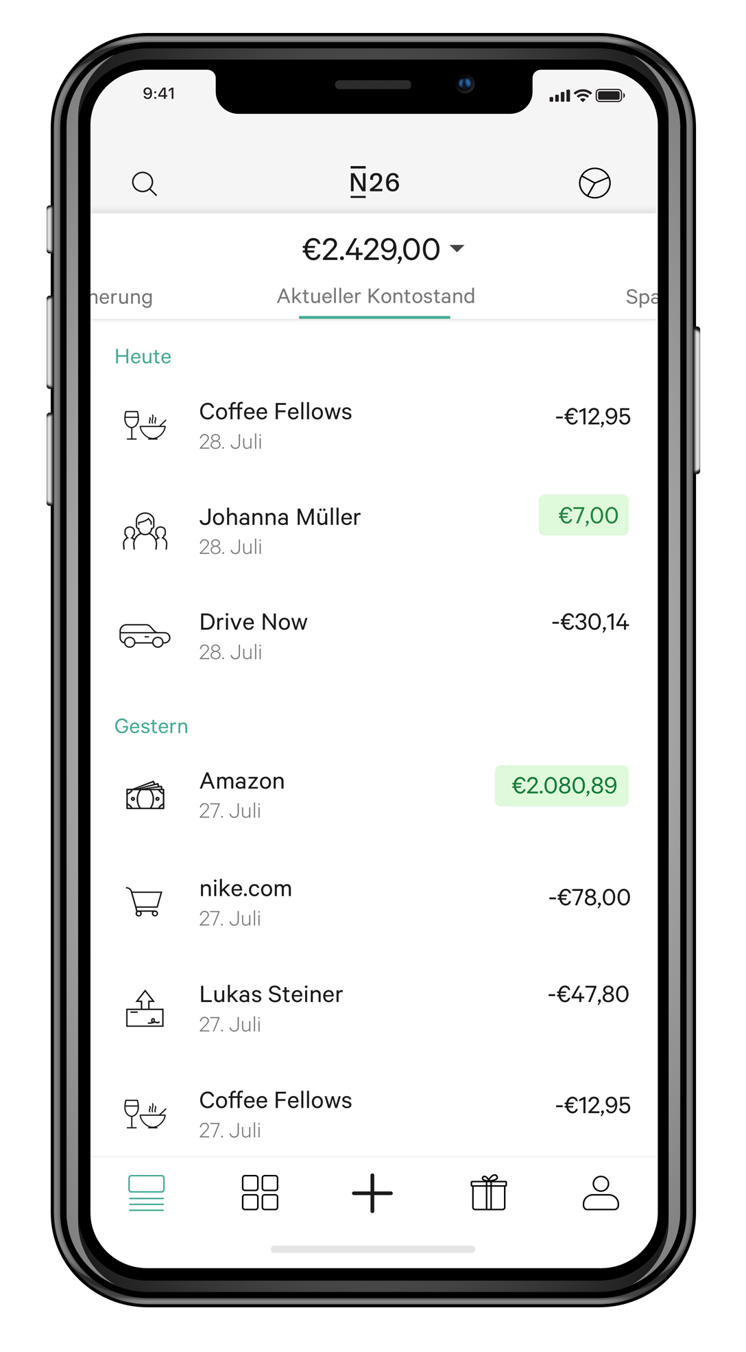 Sofort-Kontrolle auf Handy