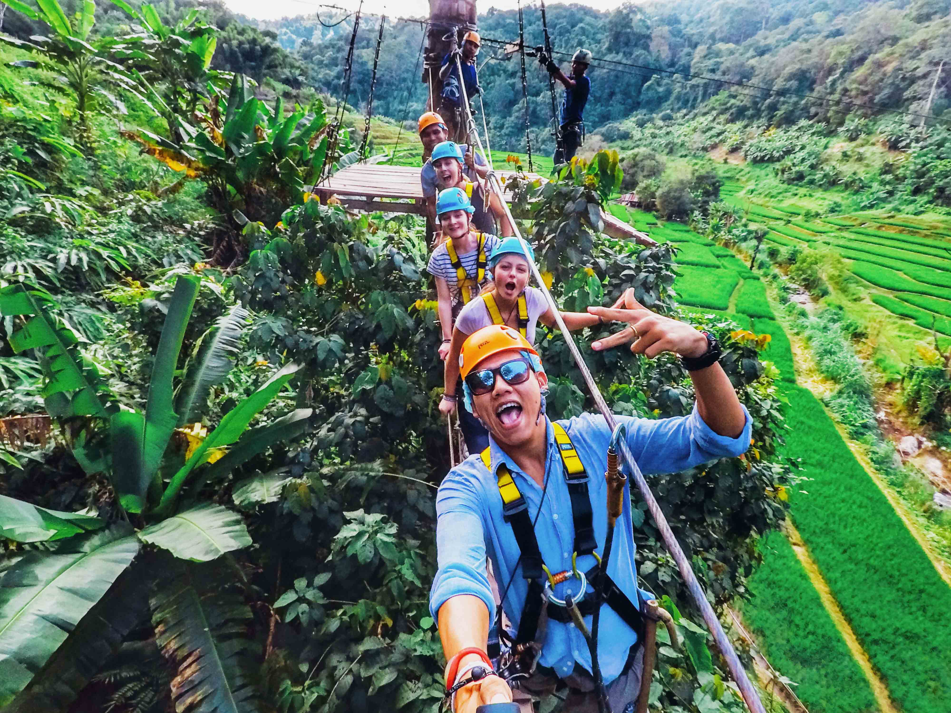 Dschungel Zipline