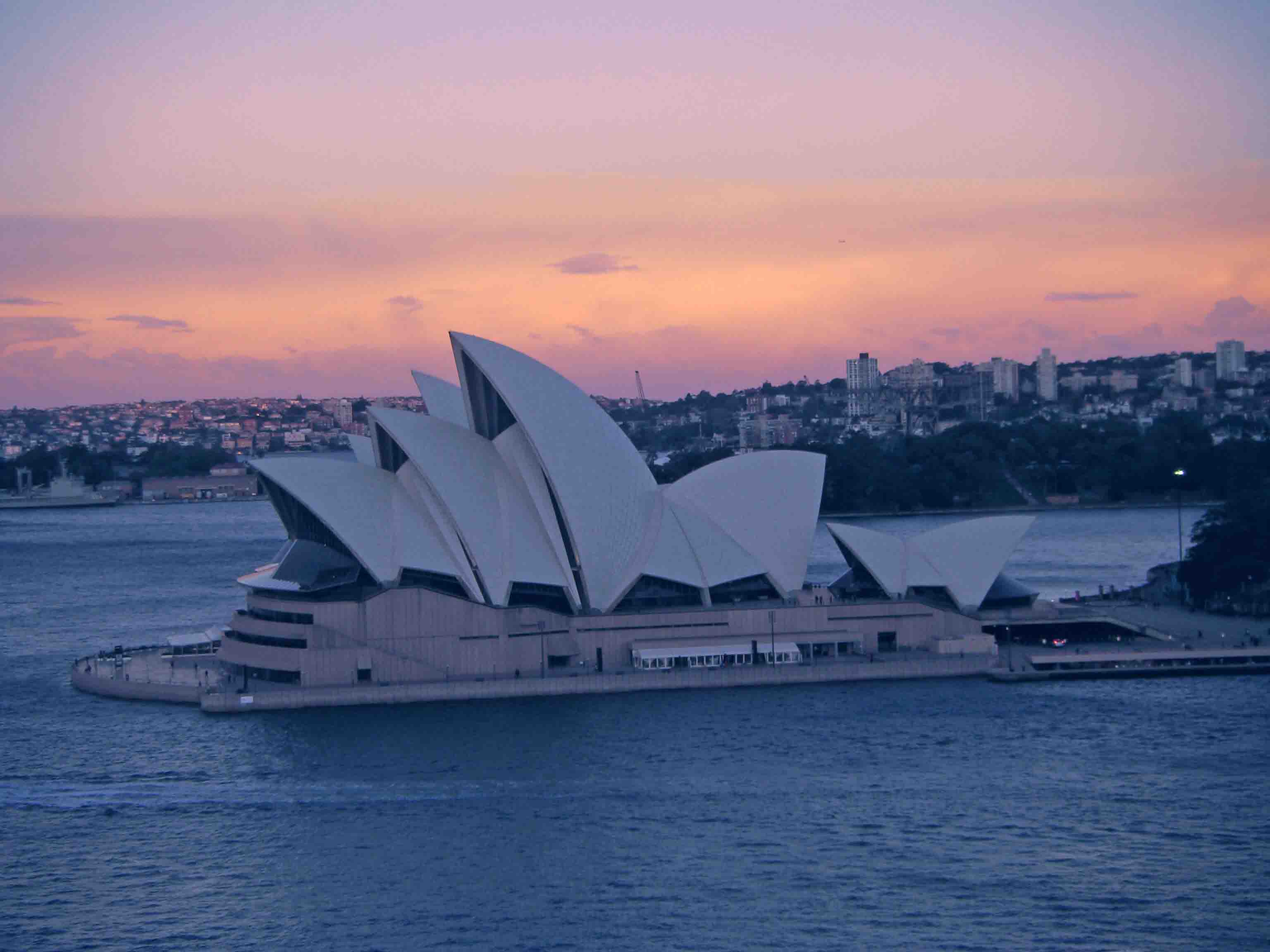 Sydney Oper Sonnenuntergang