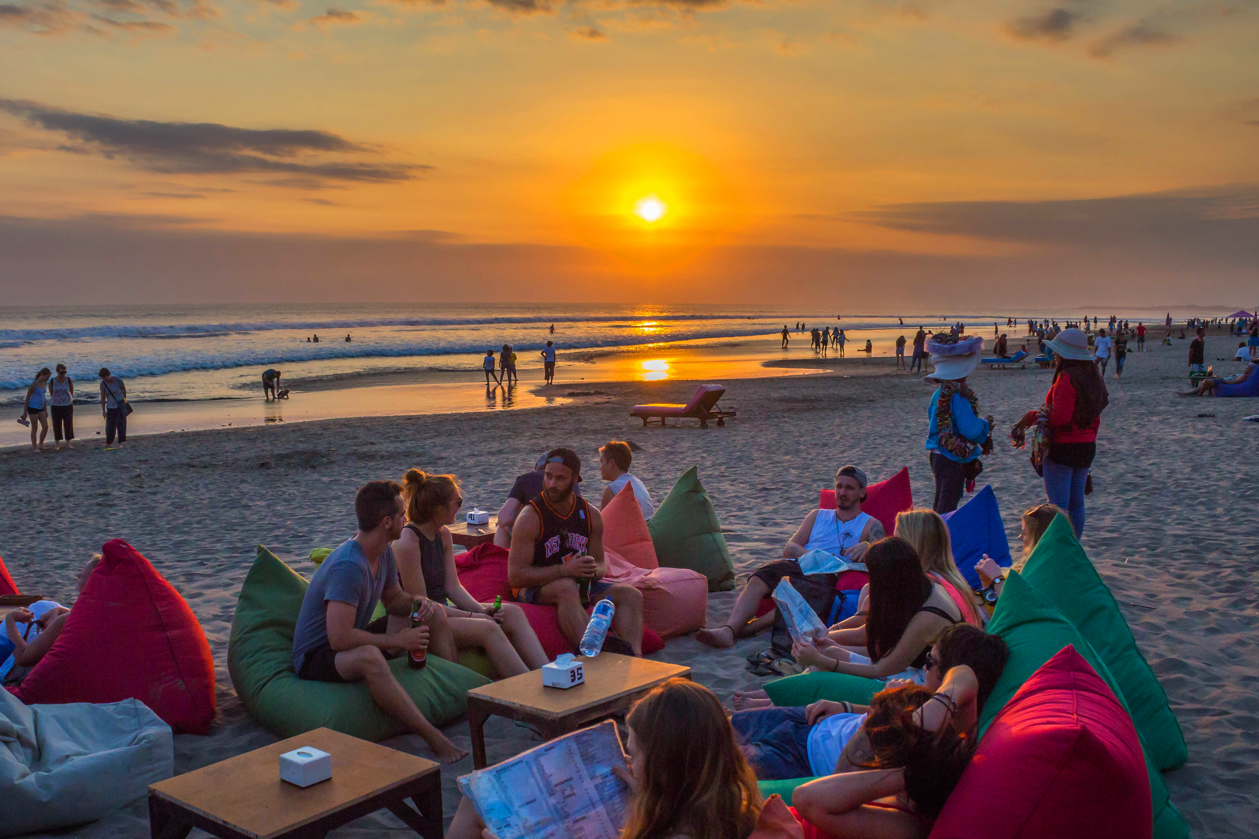 Sonnenuntergang am Strand