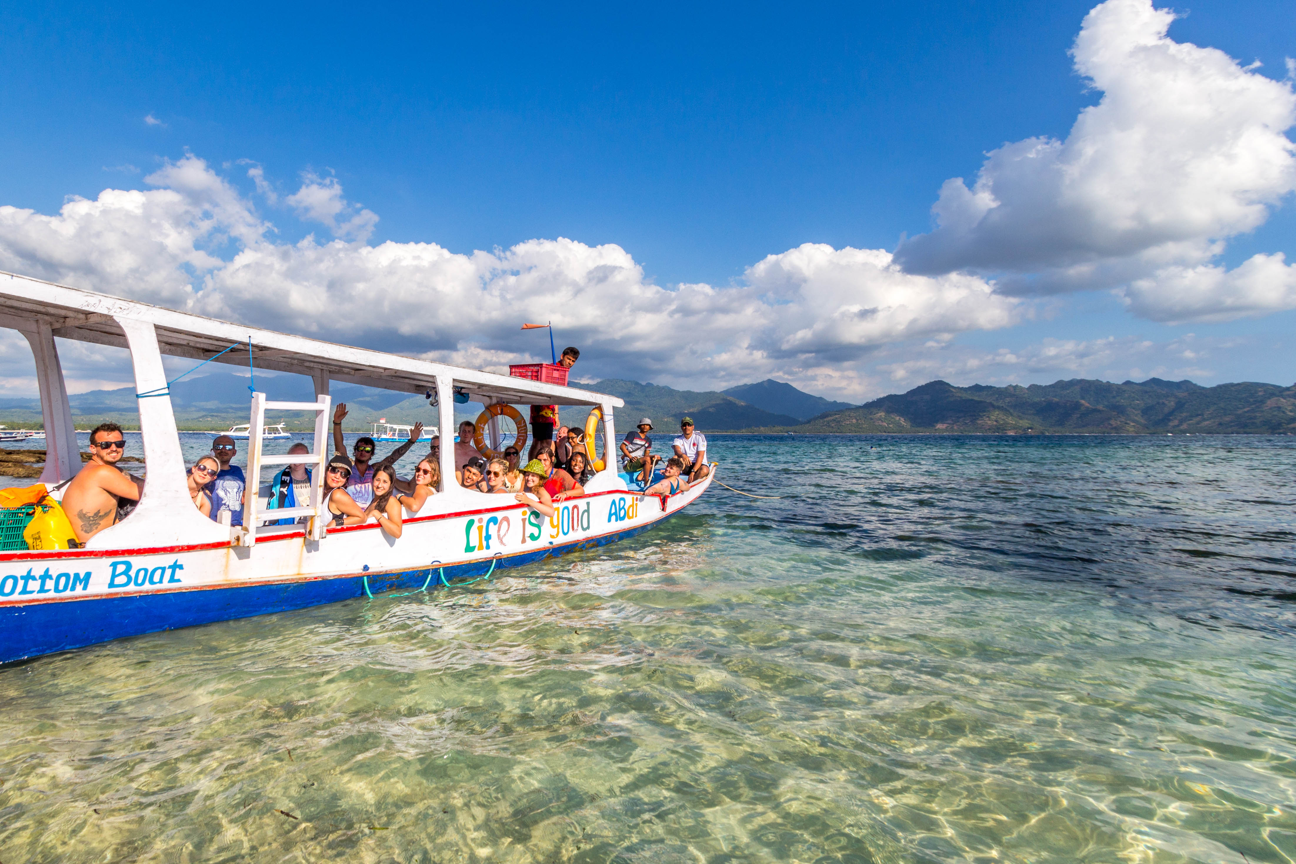 Fähre nach Gili Island