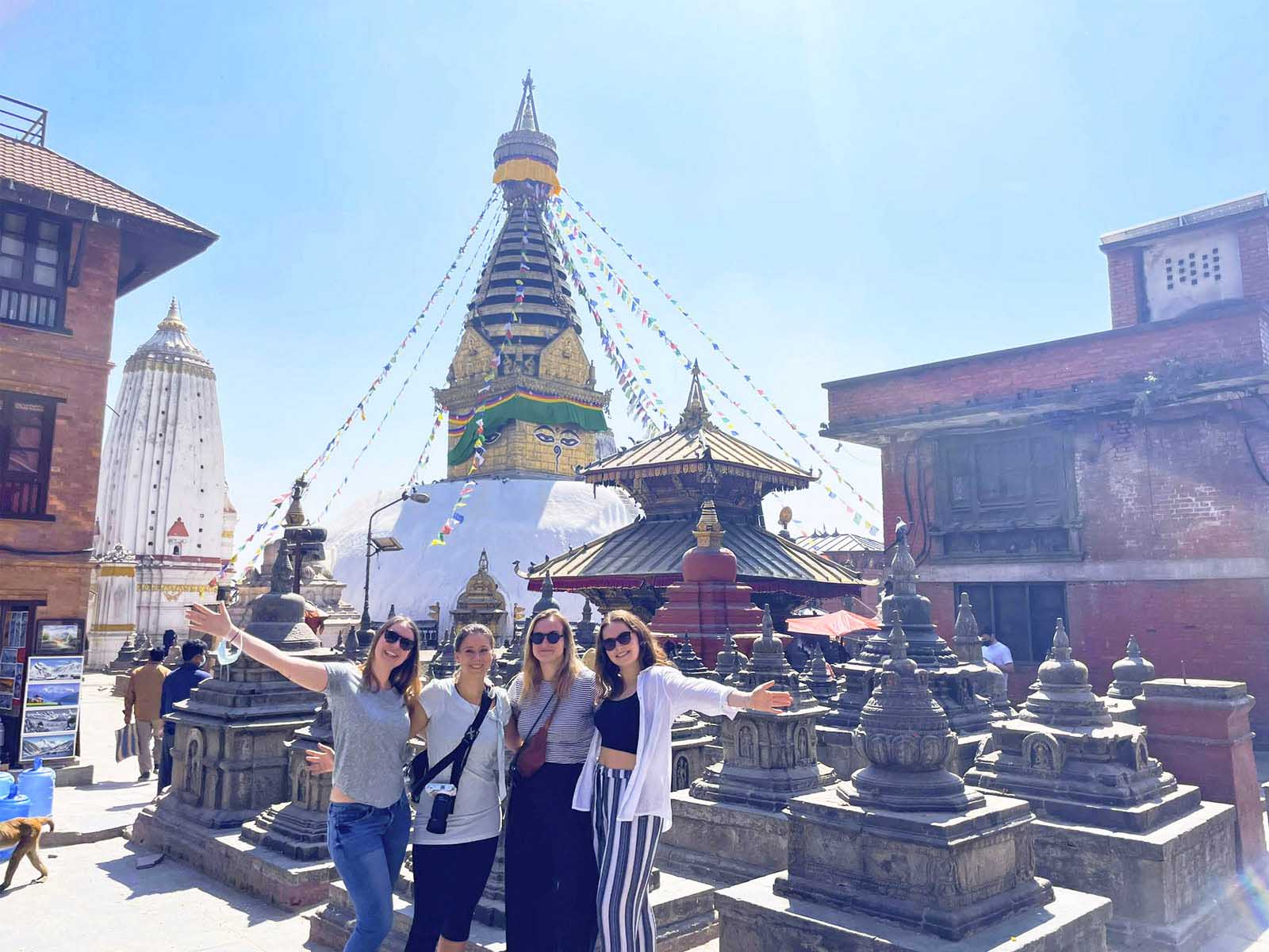Gruppe in Kathmandu