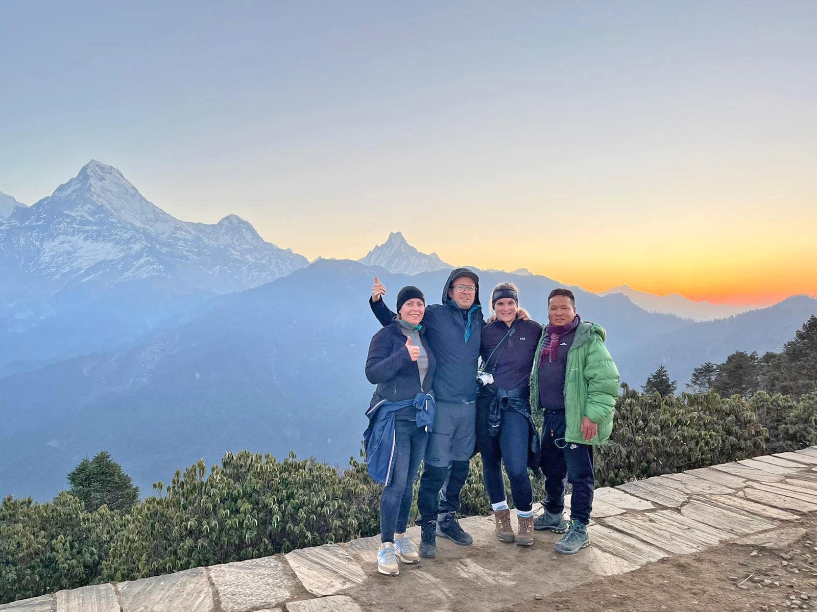 Sonnenaufgang Nepal