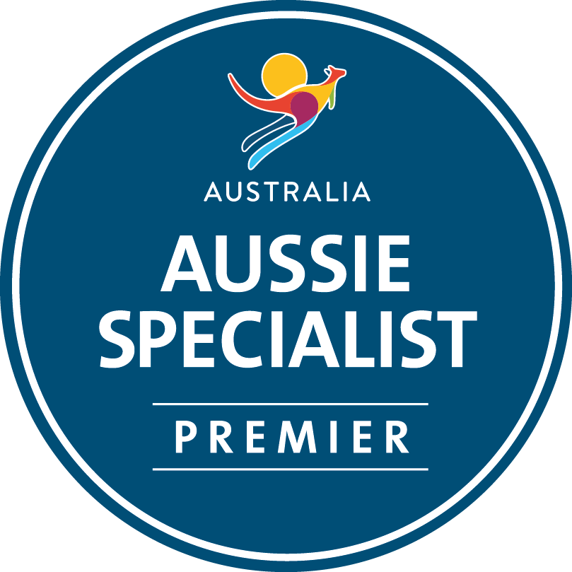 Siegel vom Fremdenverkehrsamt Australien
